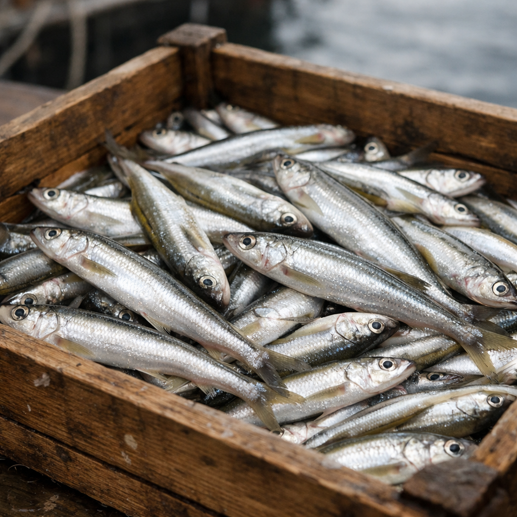 Улов корюшки из Ладоги
